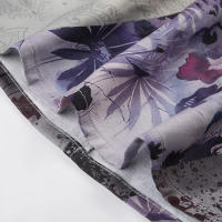 BUNO-Falda larga con estampado floral retro para mujer, faldas de tiro bajo con malla de retazos transparente, estilo vintage de los años 2000, trajes Harajuku y2k, novedad - details 12