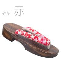 Zapatos tradicionales de moda, zapatillas de madera japonesas de verano para niños con tacón alto - details 8