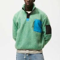 Decheng Oem 100% poliéster satén bolsillo pesado botón comparación tapeta jersey camisa deportiva de lana de gran tamaño - details 8