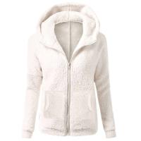 Sudadera con Capucha de Peluche para Mujer Ouwu Moda de Color Sólido, Ajuste Suelto, Estilo Tendencia 2024 - details 4