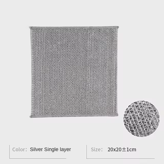 Paño de Limpieza Mágico Engrosado de Doble Cara Ragiños de Acero Inoxidable Ideal para Lavar Platos - 1