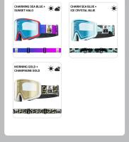 Kapvoe-Gafas de esquí fotocromáticas para hombre y mujer, lentes de nieve antiniebla, magnéticas, de esponja de doble capa para Snowboard - details 16