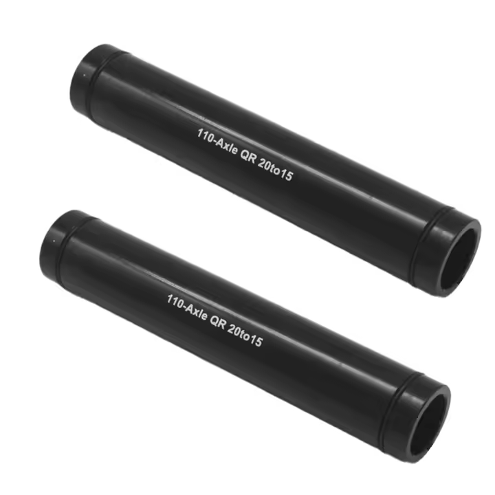 Bicicleta de montaña, conversión de eje pasante de 20mm a eje pasante de 15mm, horquilla delantera de bicicleta de aleación de aluminio, buje de eje pasante - 1