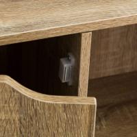 Estantería de Madera, Librería con Puerta y Compartimentos Abiertos, Mueble almacenaje, Organizador,en Color Natural de 119x29x59 cm para Estudio,Dormitorio,Salón, Oficina y Biblioteca - details 71