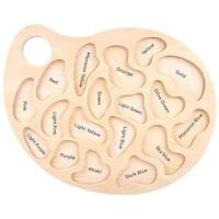 Wooden Color Shape Sorter Puzzle Toy Set