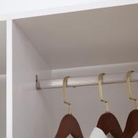 Armario de Ropa con Ruedas Organizador de Ropa de Dormitorio de 120x40x128cm en Negro - details 42