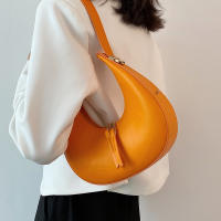 Bolso tote de moda para mujeres Bolso de lujo de medio cuarto Luna bolso de hombro de marca para damas Bolso de axila de cuero PU y monedero - details 21