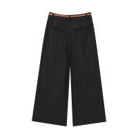 Conjunto Casual Elegante para Mujer Top sin Mangas con Botón, Pantalones Rectos Holgados, Moda de Verano 2025 - details 8
