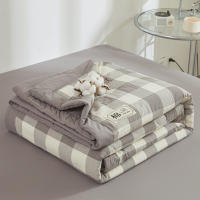 Bonenjoy, 1 unidad, edredón de verano, edredón de estilo a cuadros, edredón fino suave, manta acolchada para habitación de niños y adultos (sin funda de almohada) - details 6