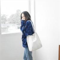 Bolsos de hombro de lona sólida, bolso de compras ambiental, bolsos de mano, bolso informal para mujer - details 6