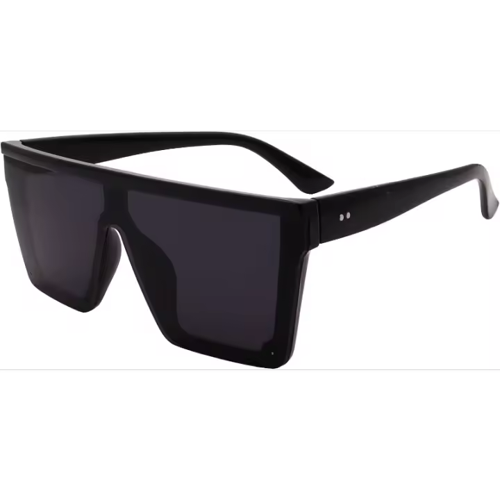 Gafas de sol cuadradas de gran tamaño para mujeres y hombres de moda con montura grande - 1
