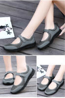 Zapatos informales de verano para mujer, zapatillas portátiles suaves, zapatos para caminar, suelas planas para mujer, zapatos blancos transpirables sin cordones - details 15
