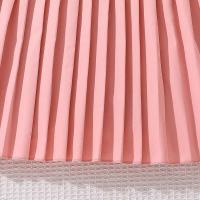 Vestido de Princesa para Niña en Verano Cinturón Encaje sin Mangas en Rosa - details 8