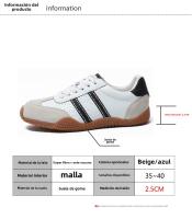 Nuevo versátil feo lindo casual zapatos deportivos plano casual zapatos de mujer de gran tamaño 41-43 - details 0