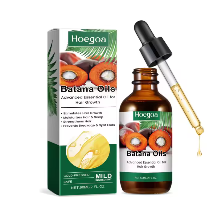 El aceite esencial de Batana Care fortalece, mejora la calidad del cabello, repara el cabello dañado y nutre el cuero cabelludo - 1