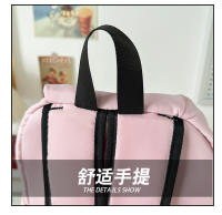 Mochila de color sólido Nueva mochila escolar al por mayor para estudiantes Mochila de ciclismo impermeable, portátil, deportiva y de gran capacidad para exteriores - details 3