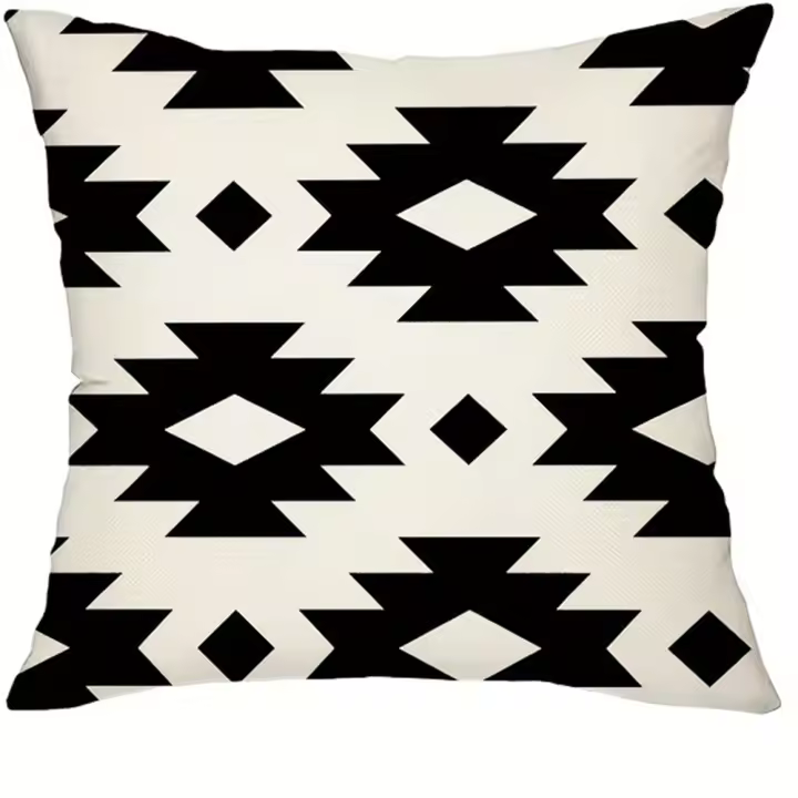 Funda de Almohada de Salón de Moda Geométrica Material de Poliéster Protector de Almohada de Dormitorio y Baño - 1