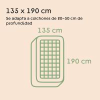 Colchón de Bambú Impreso Suave y Cómodo Espuma de Memoria de Alta Resiliencia Material Ecológico - details 19