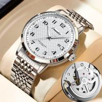 Reloj mecánico falso hueco para hombres marea de luz nocturna - details 1