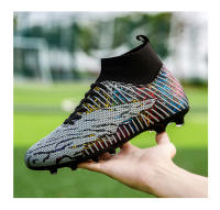 Zapatos de fútbol de alta calidad para hombre, botas de fútbol profesionales FG/TF, tacos antideslizantes ultraligeros para exteriores, zapatillas de tobillo de entrenamiento - details 17