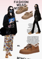 Nuevos zapatos casuales de terciopelo de algodón versátiles botas de nieve de suela gruesa. - details 0