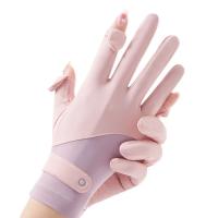 Guantes de Protección Solar para Mujer Guantes Deportivos de Ciclismo al Aire Libre de Diseño Fino y Elegante con Transpirabilidad de Seda Helada - details 1