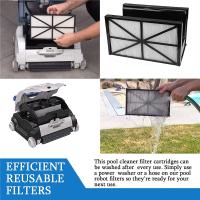 Cartuchos de filtro de limpiador de piscina robótica, repuesto para Hayward TigerShark, SharkVac, Aqua Vac, RCX70101PAK2, paquete de 2 - details 5