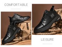 Zapatos con aumento de cuero genuino para hombre, cómodos zapatos con cordones informales con elevador, plantilla deportiva transpirable con aumento de altura de 8 cm - details 26