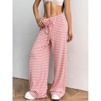 Pantalones de mujer con cintura elástica a rayas, talla única, recién llegados de otoño - details 3