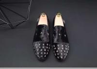 El cuero formal con diseño de cocodrilo hecho a mano de alta calidad es transpirable y adecuado para zapatos de hombre de uso informal. - details 3