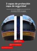 Casco integral moto mujer MX Carreras de Locomotora hombre seguro - details 8