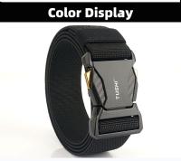 Cinturón Táctico de Aleación de Zinc Liberación Rápida, Ajuste de Sobreteta, Adecuado para Aventuras al Aire Libre, Commuter, Ocio Estilo Casual, Material de Nylon - details 12