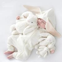 Peleles de bebé para niños y niñas recién nacidos de 0 a 3 6 9 12 18 meses Boutique de algodón de manga larga con Orejas de conejo mono infantil ropa de primavera y otoño - details 3