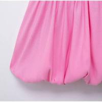 OUWU- Vestido corto sin mangas de retazos para mujer, minivestido mullido de moda para playa y fiesta de noche, 2024 - details 40