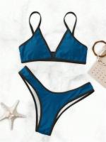 Conjunto de Bikini Retro Vintage Tanga Sexy de Moda para Mujer Estilo de Primavera/Verano 2023 - details 17