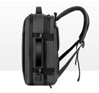 Mochila de viaje clásica para hombre, morral de negocios expandible con USB, bolsa de gran capacidad para ordenador portátil, im - details 16