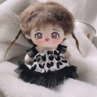 1 Juego de falda de princesa, ropa de muñeca de algodón de 10cm, accesorios de juguete, traje de muñeca de algodón, vestido Mini multicolor - details 4