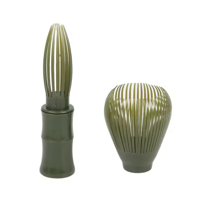 Batidor de Matcha de resina reutilizable, mezclador tradicional apto para lavavajillas, preparación de polvo de té verde - 1