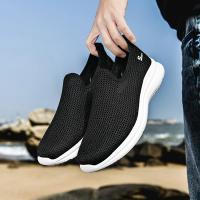 Zapatos Informales de Verano para Hombre 2025 Zapatos Deportivos Antideslizantes Transpirables de Malla Mocasines sin Cordones Talla 35-46 - details 5