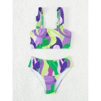 Bikini de cintura alta, Tre 2025 Conjunto de bikini bandeau sexy para mujer, Traje de baño brasileño para mujer - details 23