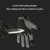 Guantes de Motocicleta de Cuero de Nivel 5 Ultrafibra de Silicona Carbono Transpirable Pantalla Táctil Antideslizante Tallas M, L, XL Cuidado de Manos - details 6