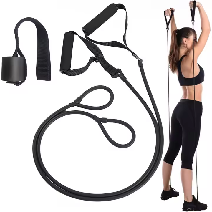 Set de Banderas de Resistencia Ejercicio de Tiro de Puerta Compatible con Billy's Bootcamp Tae Bo - 1