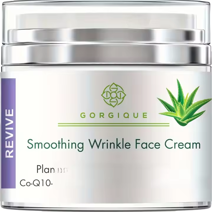 Crema de retinol para el rostro con ácido hialurónico, vitamina C y E, gel puro de aloe vera, té verde, ácido glicólico - 1