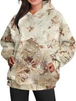 Sudadera con capucha holgada para mujer Moda coreana - details 2