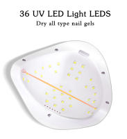 Lámpara de Secado de Uñas Profesional Equipo de Manicura de Gel UV con Luz LED Belleza - details 4