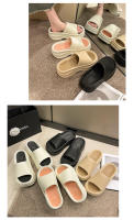 Zapatillas de suela gruesa de 7 cm, las mujeres usan la versión coreana de sandalias de tacón alto de una palabra en verano - details 10