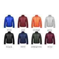 Chaqueta de plumón ultraligera para hombre, cortavientos de plumas, abrigo ligero portátil y cálido - details 1