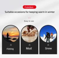 Botas de Pesca de Neve al Aire Libre para Hombres Impermeables, Cálidas y Gruesas, de Terciopelo, Talla 40-46, Nueva 2023 - details 5