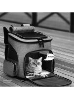 Mochila extensible para mascotas, bolsa de gran capacidad, transpirable, portátil, plegable - details 14