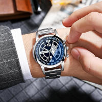 Venta directa Reloj de cuarzo para hombre de acero inoxidable de regalo - details 10
